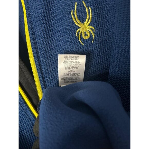 Spyder Men's Size 2XL Pullover Quarter Zip Jacket Ski Outbound Fleece Polyester - Picture 5 of 5